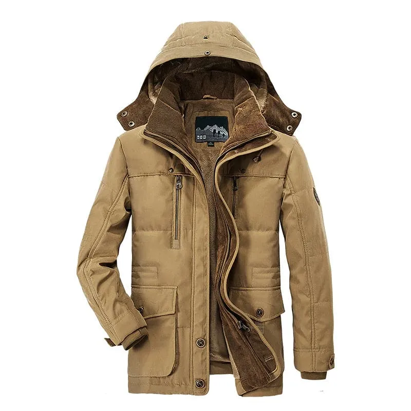 Men - Winter Jacket - Warm & Thick - Insulated Outerwear