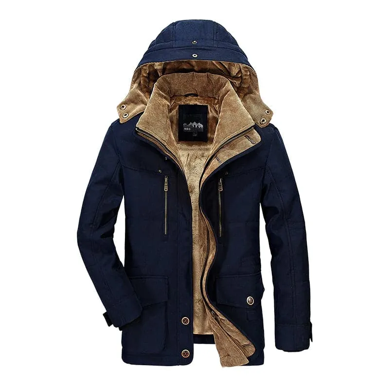 Men - Winter Jacket - Warm & Thick - Insulated Outerwear