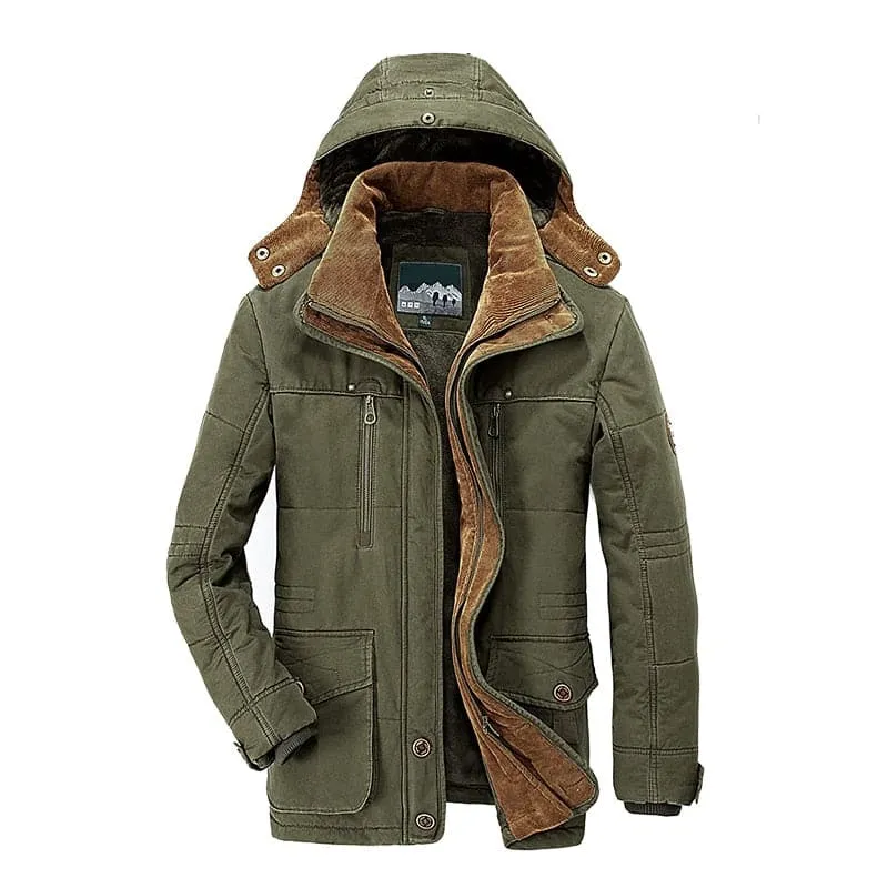 Men - Winter Jacket - Warm & Thick - Insulated Outerwear