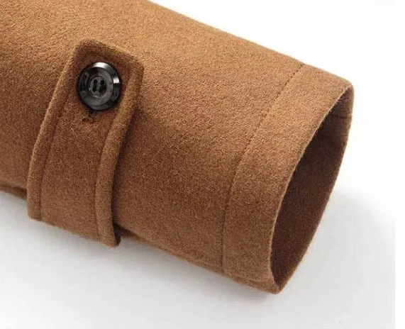 Men's Autumn/Winter Casual Warm Woolen Slim Fit Coat