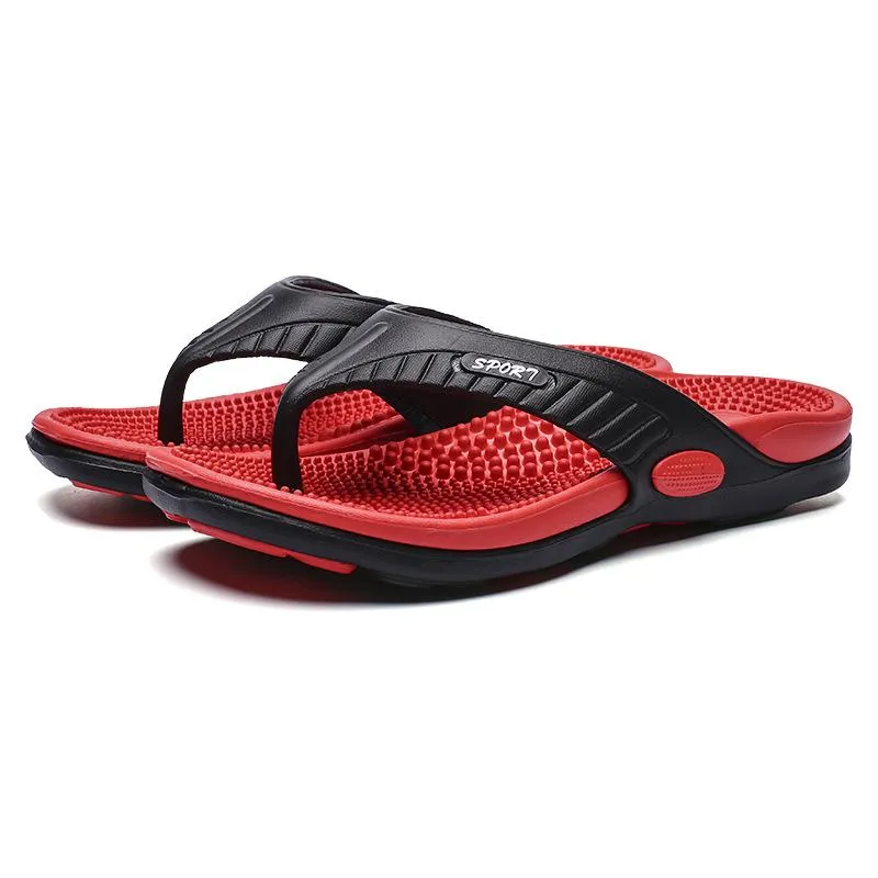 Men's casual slip on clip toe beach sanals