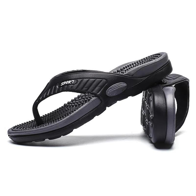 Men's casual slip on clip toe beach sanals
