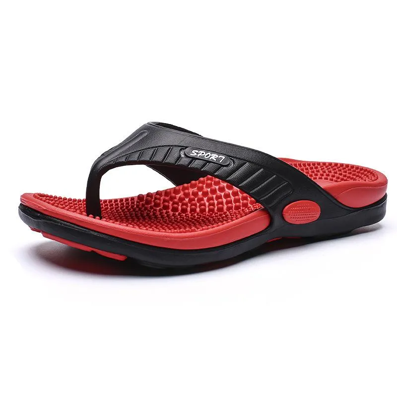 Men's casual slip on clip toe beach sanals