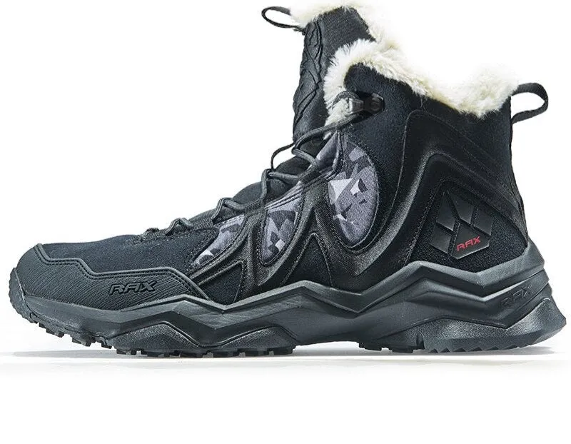 Men's Fleece Lined Hightop Outdoor Hiking Snowboots