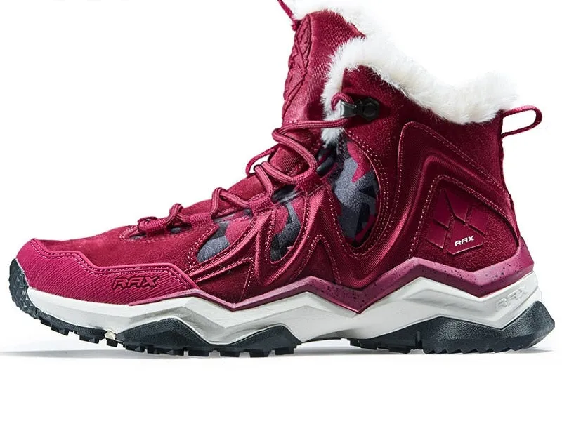 Men's Fleece Lined Hightop Outdoor Hiking Snowboots