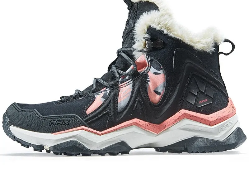 Men's Fleece Lined Hightop Outdoor Hiking Snowboots