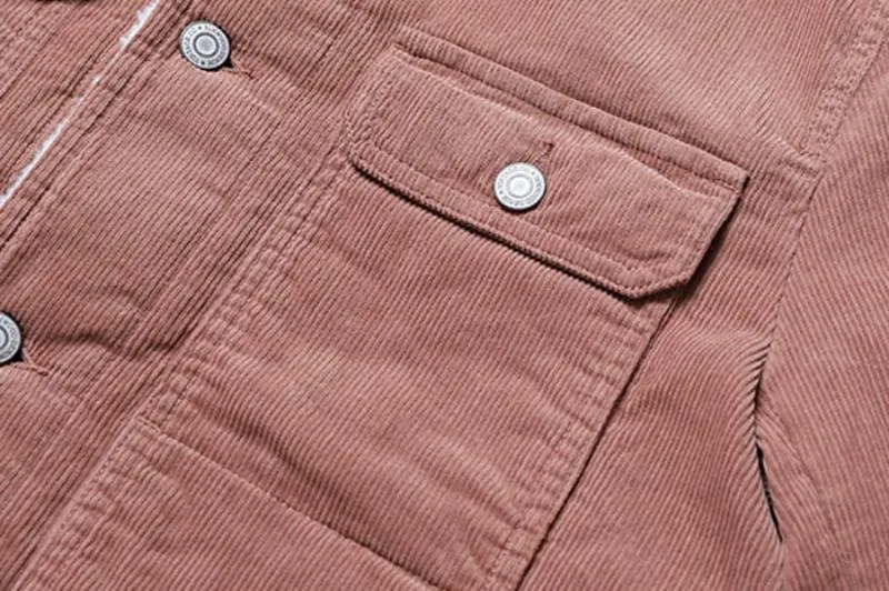 Men's Winter Casual Warm Corduroy Jacket