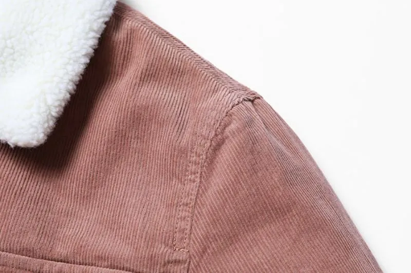 Men's Winter Casual Warm Corduroy Jacket