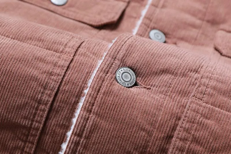 Men's Winter Casual Warm Corduroy Jacket