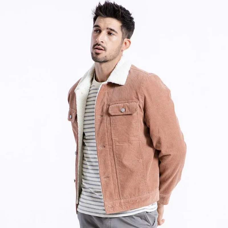 Men's Winter Casual Warm Corduroy Jacket
