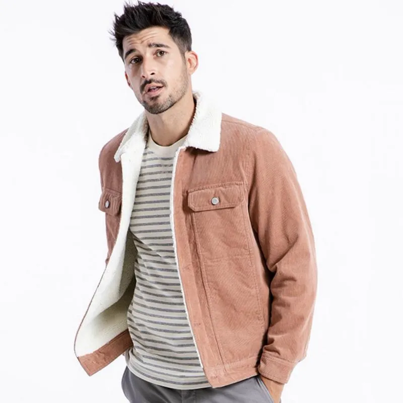 Men's Winter Casual Warm Corduroy Jacket