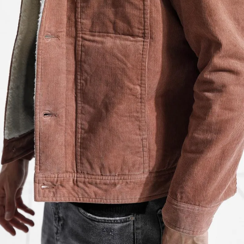 Men's Winter Casual Warm Corduroy Jacket