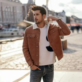 Men's Winter Casual Warm Corduroy Jacket