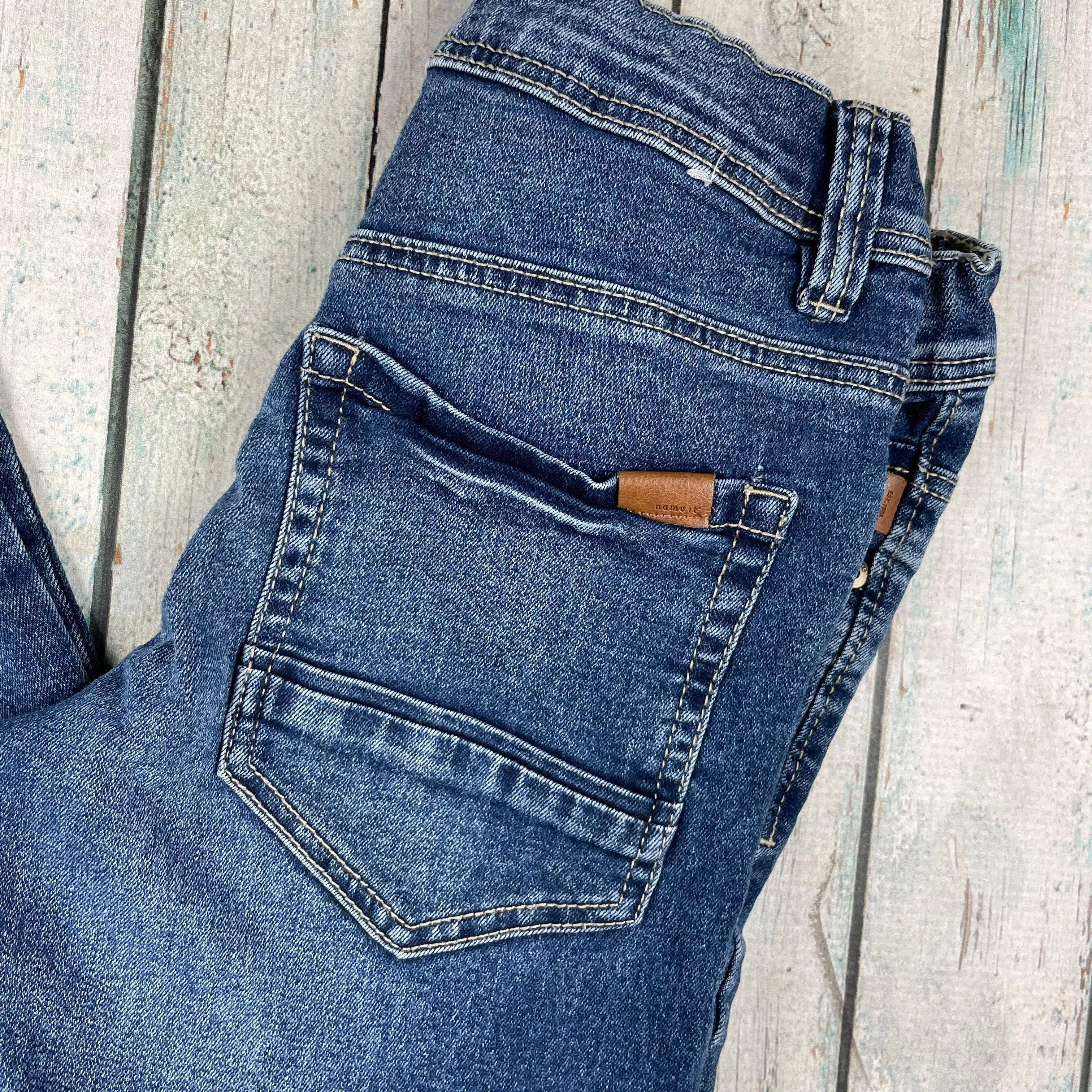 Name It Kids Straight Leg Denim Jeans - Size 8