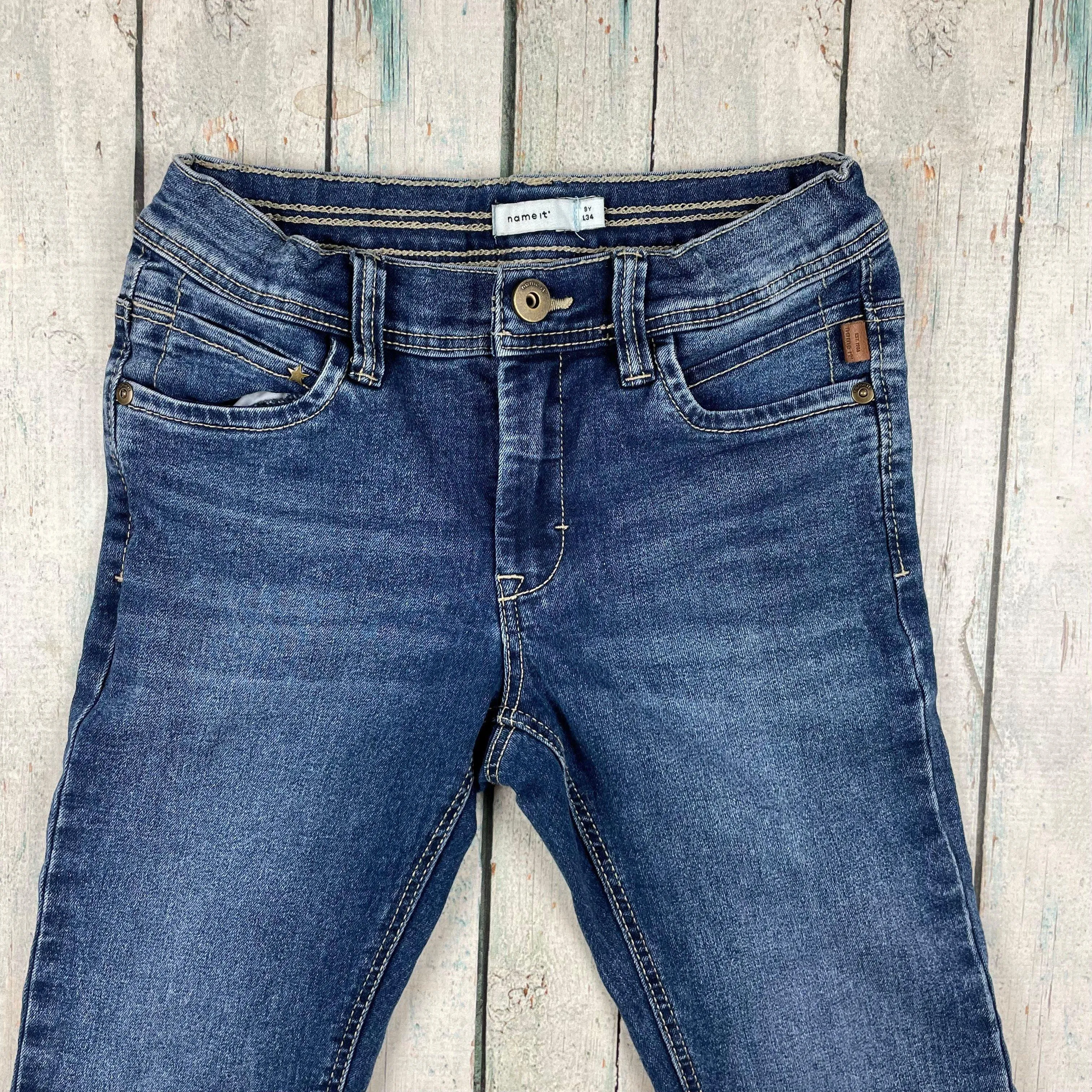 Name It Kids Straight Leg Denim Jeans - Size 8