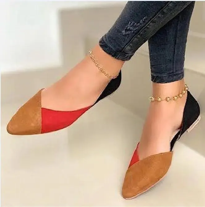 New arrival women flats beautiful and fashion shoes low heel ballerina