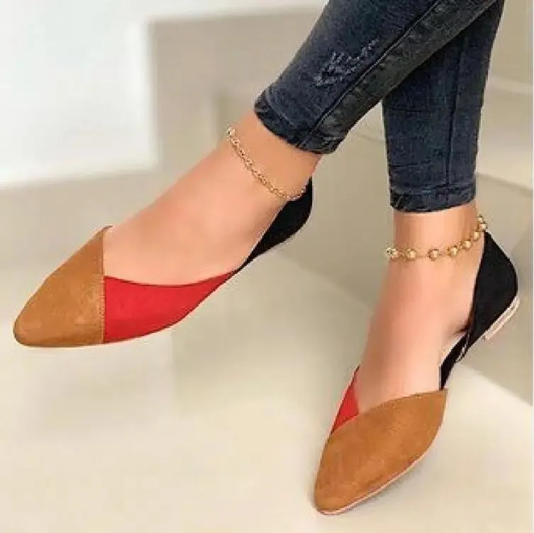 New arrival women flats beautiful and fashion shoes low heel ballerina