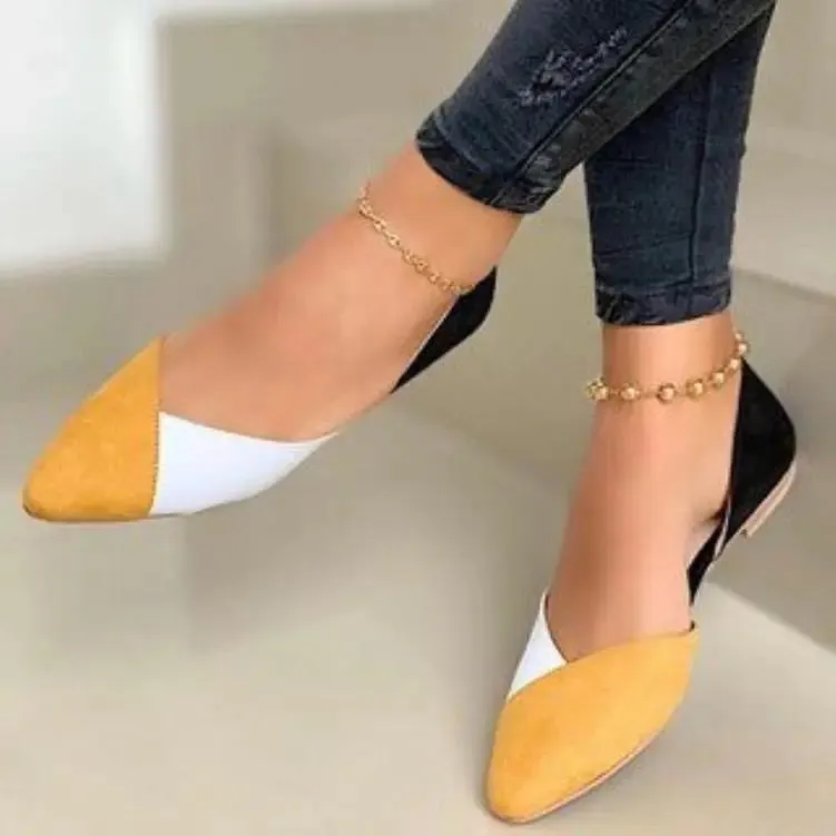 New arrival women flats beautiful and fashion shoes low heel ballerina