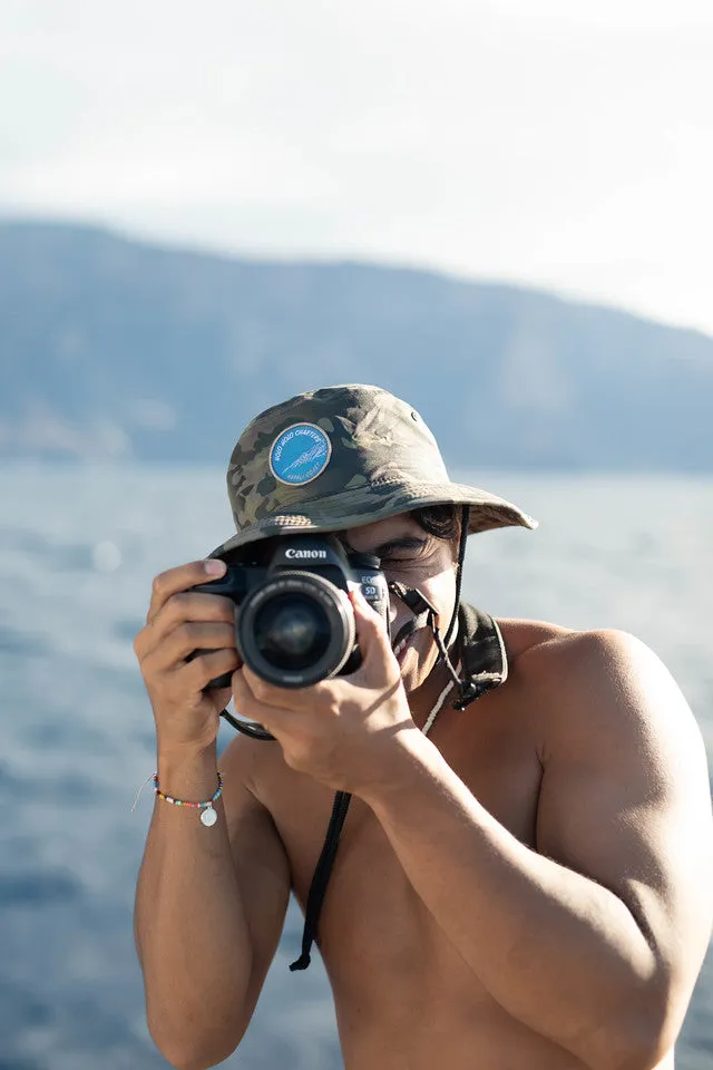 Olive Green Nāpali Bucket Hat