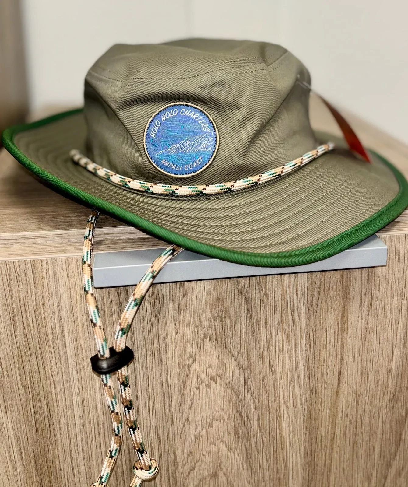 Olive Green Nāpali Bucket Hat