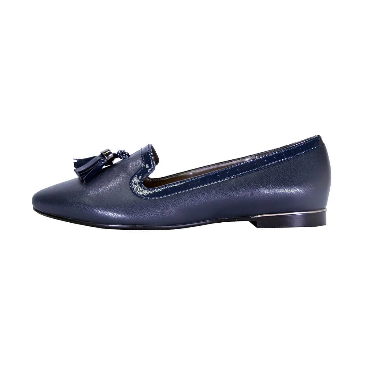 PEERAGE Brenna Women's Wide Width Casual Leather Flats