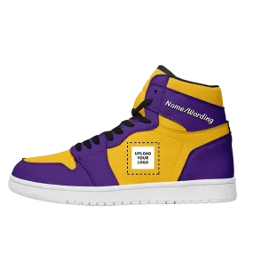 Personalized Basketball Sneakers, Custom High Top Shoes, Unique Gift Shoes,AJ1H-23020117