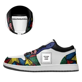 Personalized Basketball Sneakers, Custom Sporty Shoes, Trendy Shoes Graduation Gifts,AJ1C-23020115-C