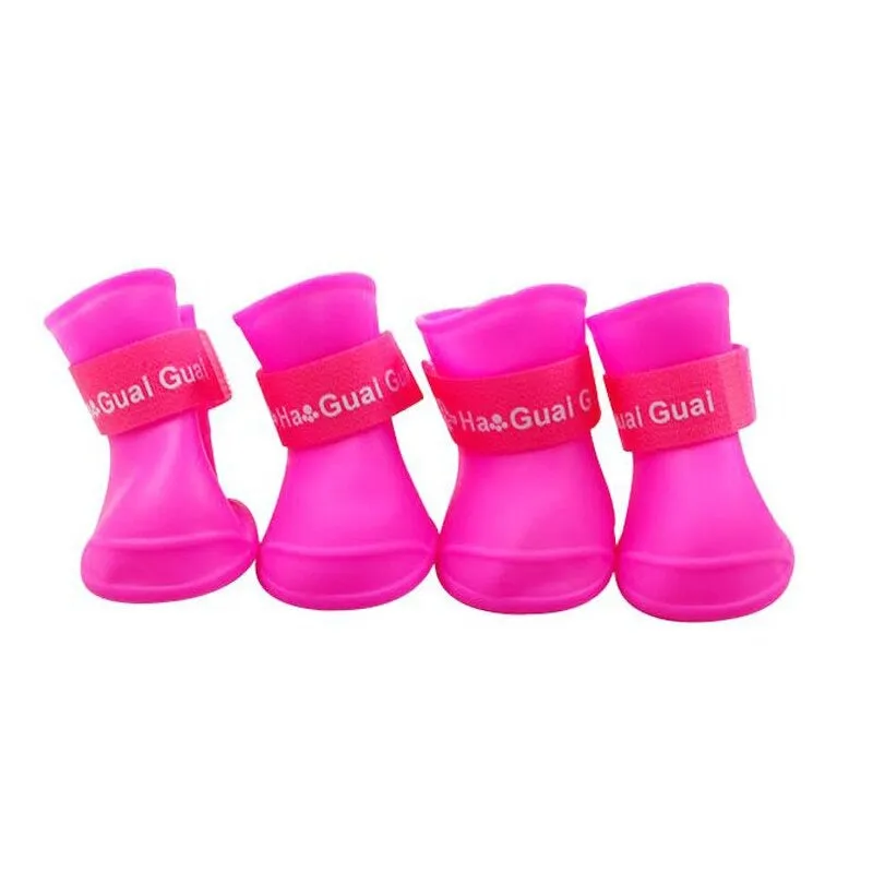 Pet Dog Rainshoes Waterproof Boots Walking Boots for Dogs Anti-skid Boots for Dogs