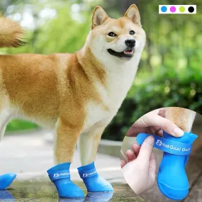 Pet Dog Rainshoes Waterproof Boots Walking Boots for Dogs Anti-skid Boots for Dogs