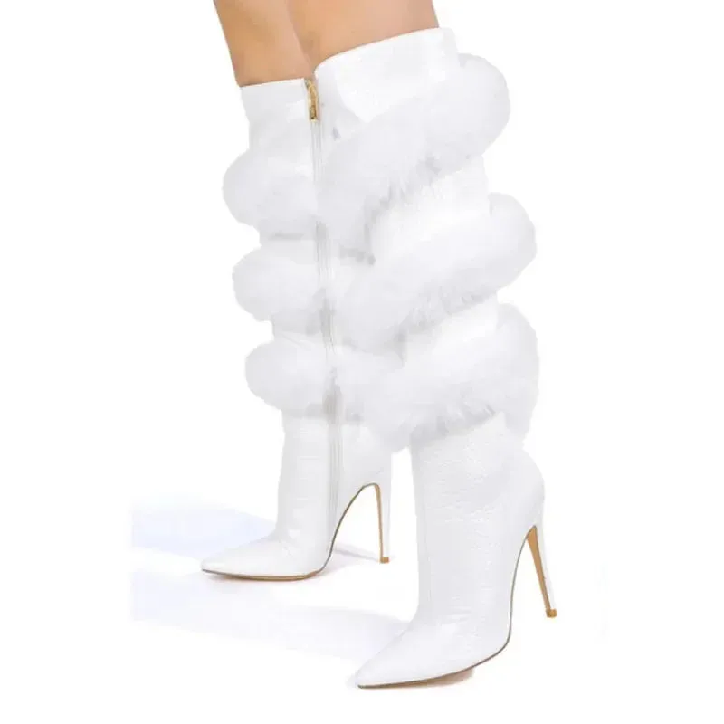 Plush Long Boots