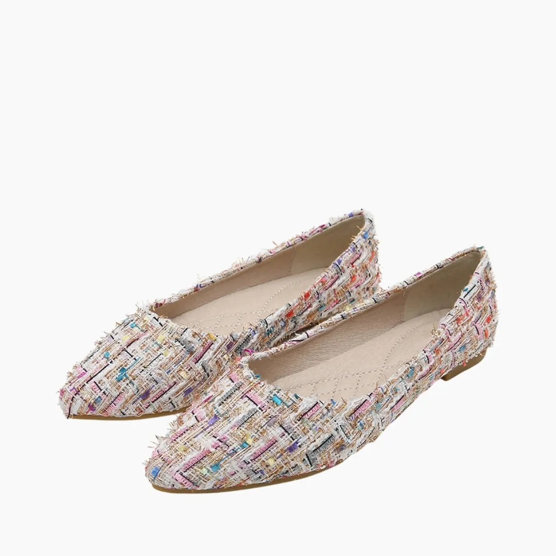 Pointed-Toe, Slip-On: Ballet Flats