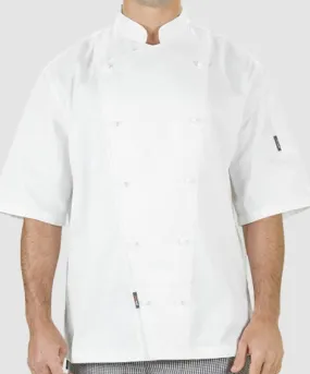 Prochef Jacket, Short Sleeve, White, X Large