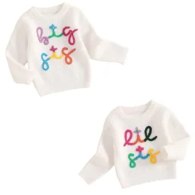 Rainbow Big Sis & Lil Sis Sweaters