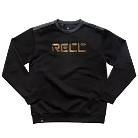 Recc Crewneck Pullover Sweatshirt - Black