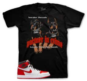 Retro 1 Heritage Loyalty Shirt