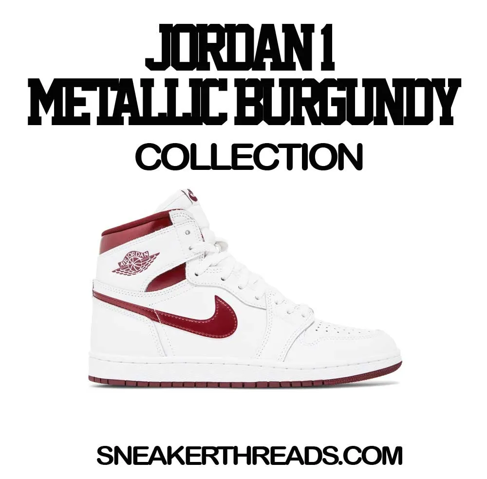 Retro 1 Metallic Burgundy One More Pair Shirt