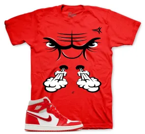 Retro 1 Newstalgia Raging Face Shirt