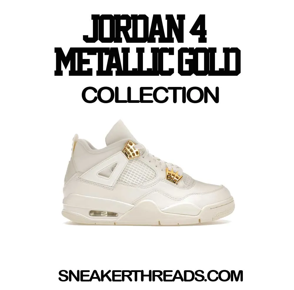 Retro 4 Metallic Gold Daily Routine Shirt