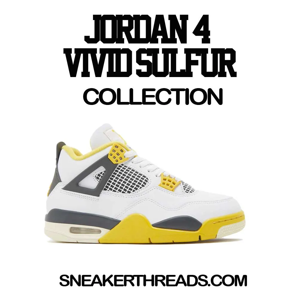 Retro 4 Vivid Sulfur Can't Stop Shirt