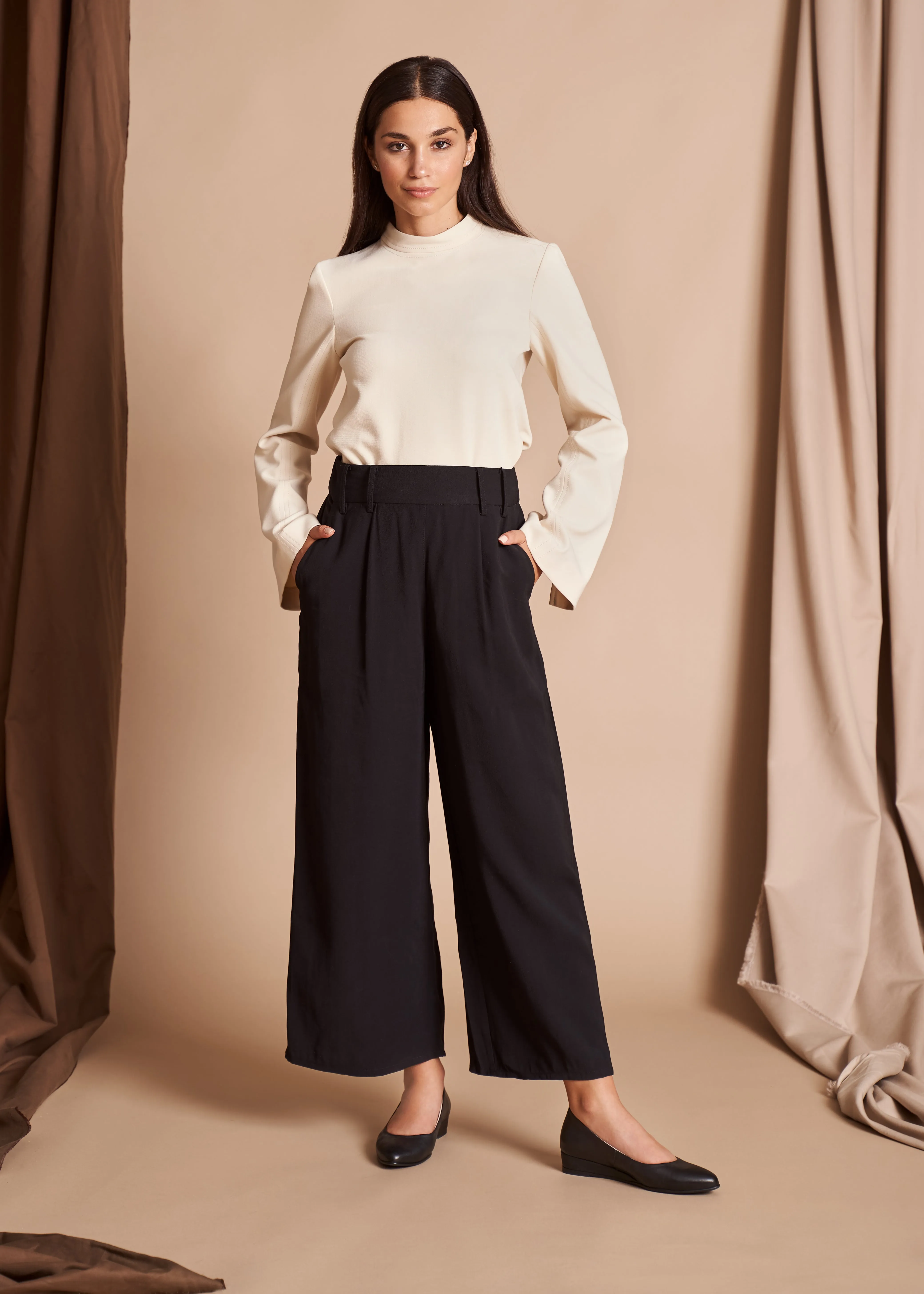 Roma Leather Flats