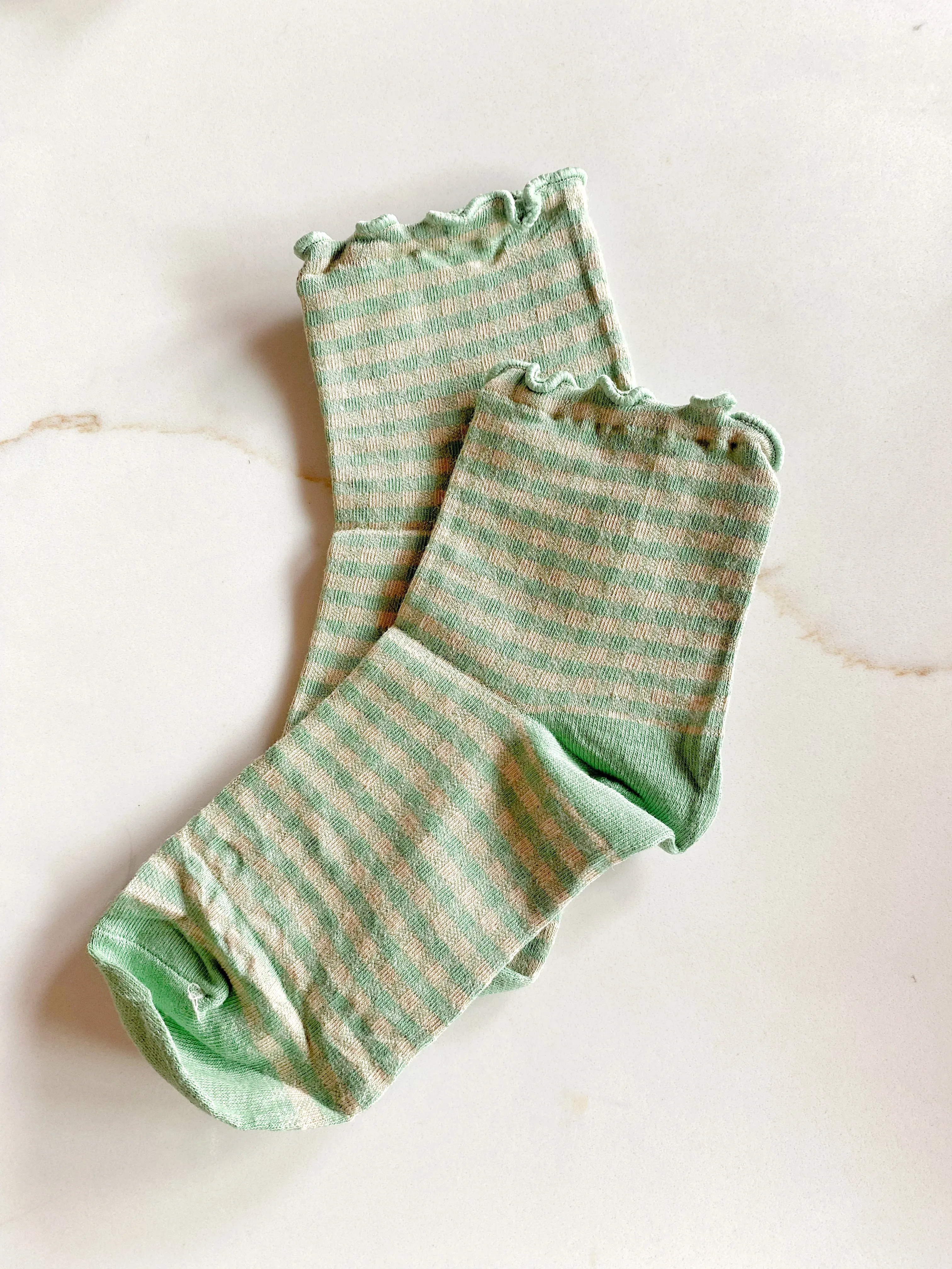 Ruffle Top Socks