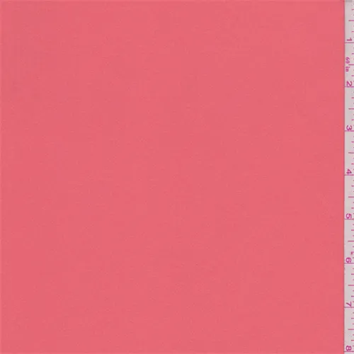Salmon Orange Polyester Activewear Fabric