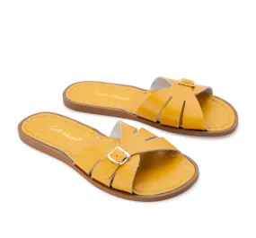 Salt Water Classic Slide Mustard- Women