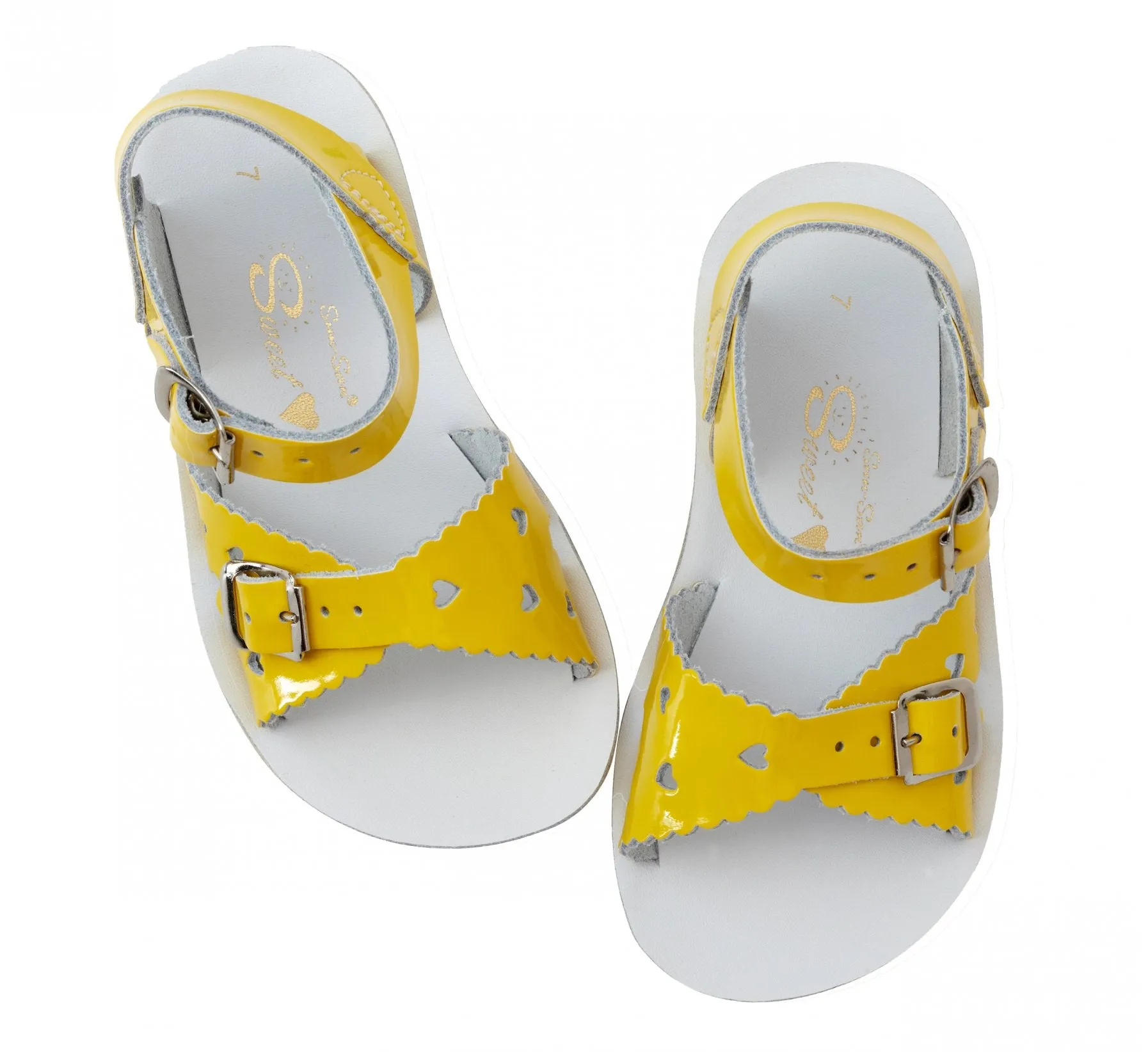 Salt Water Sandals Kids Sweetheart Sandal - Shiny Yellow
