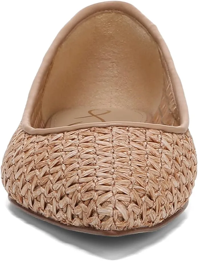 Sam Edelman Wanda Warm Tan Pointed Toe Slip On Fashion Ballet Flats Shoes
