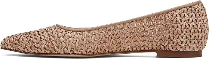 Sam Edelman Wanda Warm Tan Pointed Toe Slip On Fashion Ballet Flats Shoes
