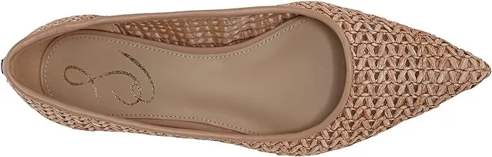 Sam Edelman Wanda Warm Tan Pointed Toe Slip On Fashion Ballet Flats Shoes