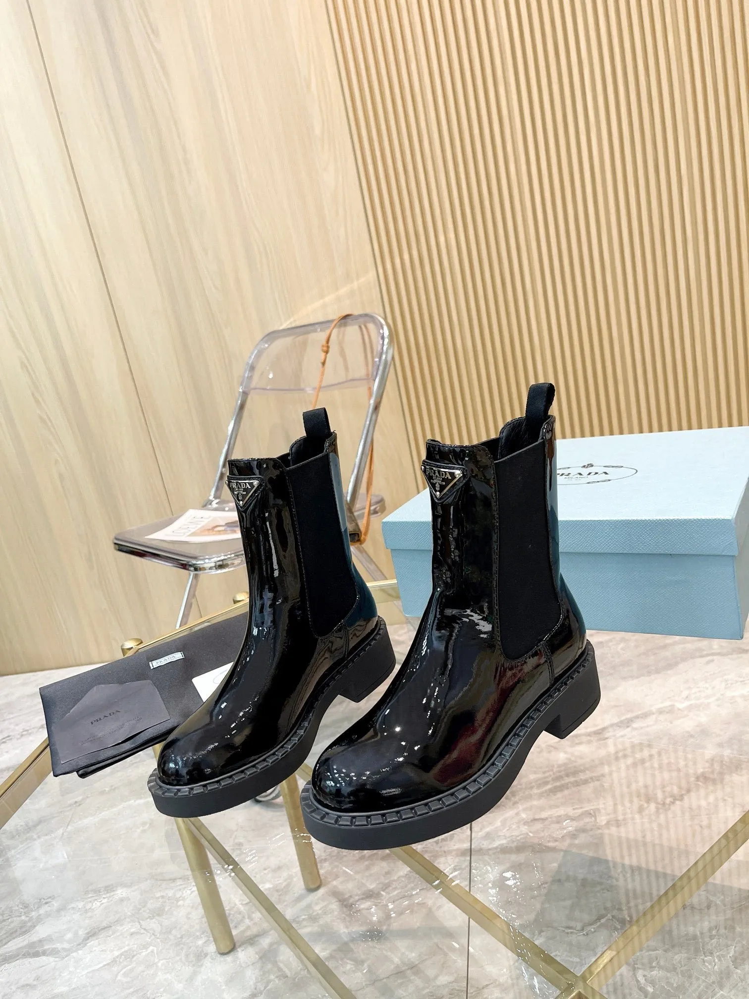 SE1220 PD Leather Booties / Size5-10