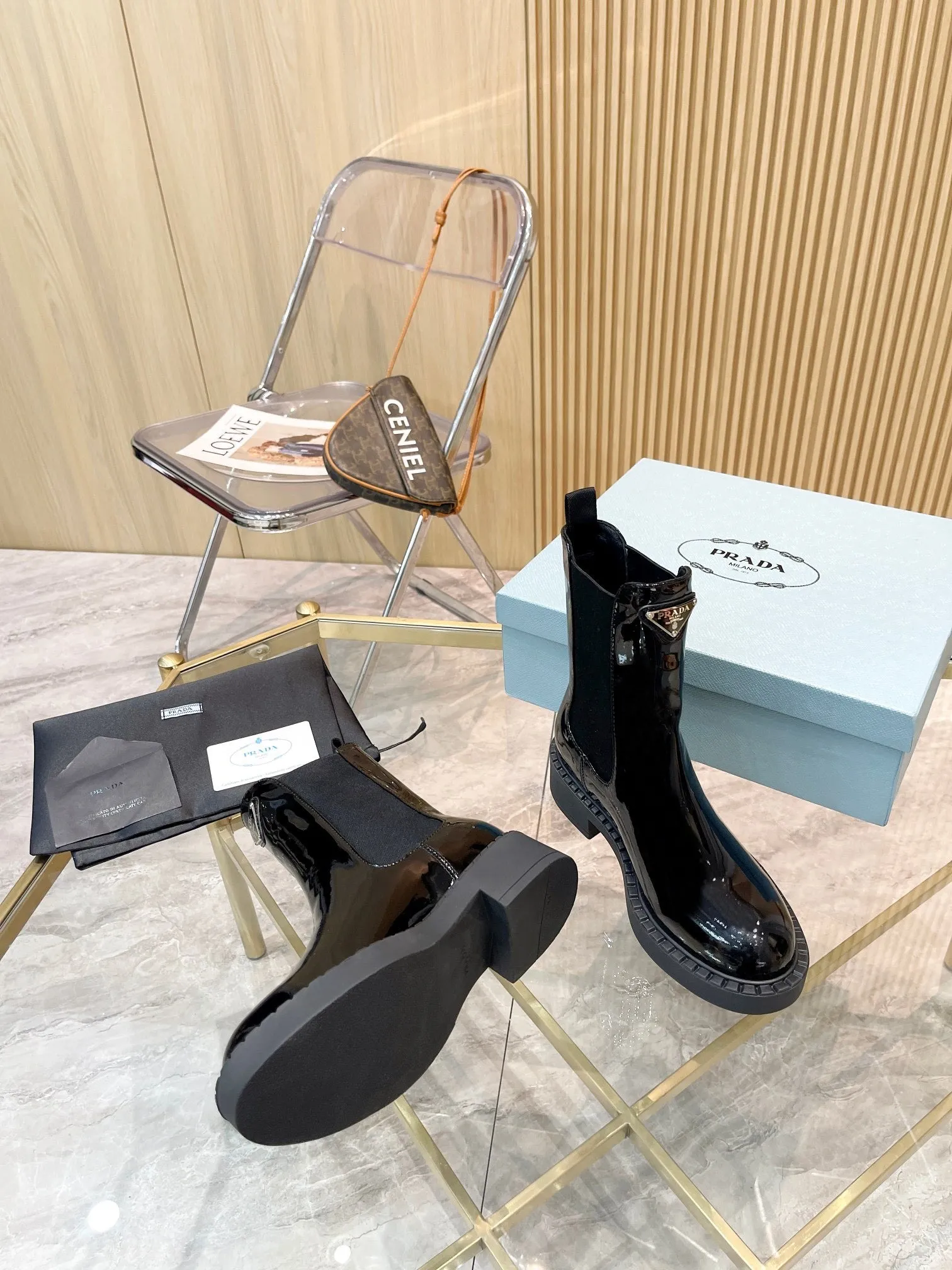 SE1220 PD Leather Booties / Size5-10