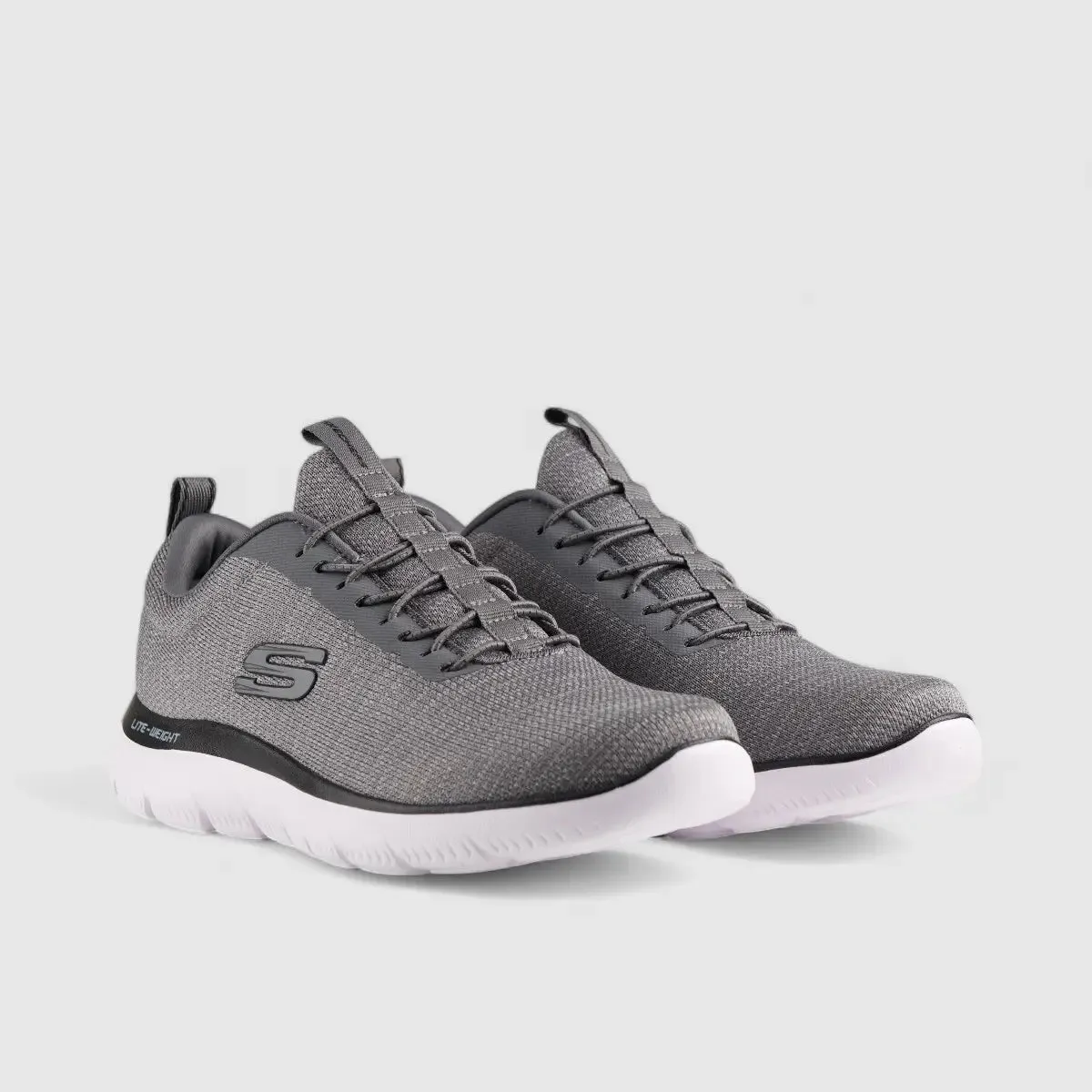 Skechers Comfort Slip Ons Grey 232697